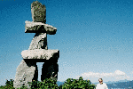 photo of an Inukshuk
